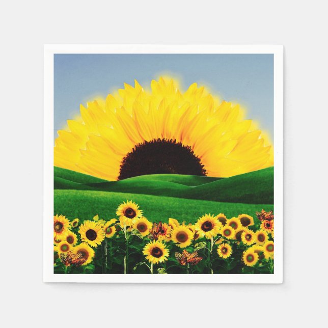 SUNFLOWER HILL NAPKIN (Front)