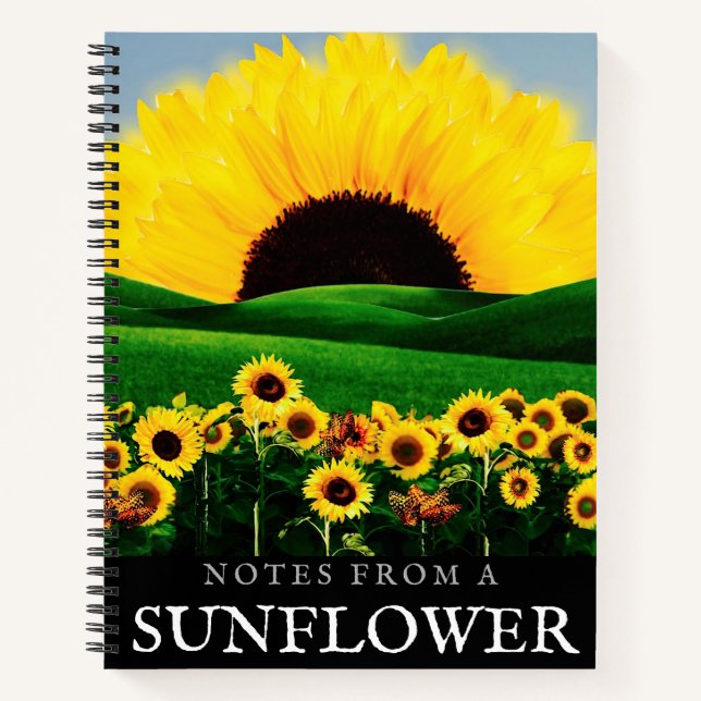 SUNFLOWER HILL NOTEBOOK (Front)