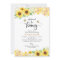 Sunflower Honey Bee Bridal Shower