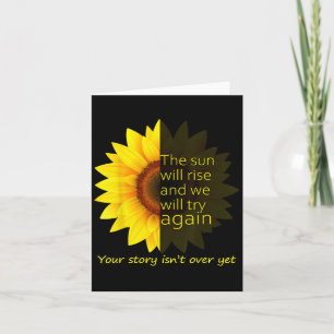 Sunflower Hope Card