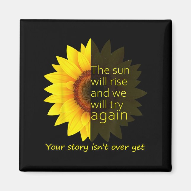 Sunflower Hope  Magnet (Front)