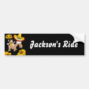 Sunflower Horse Bumper Sticker