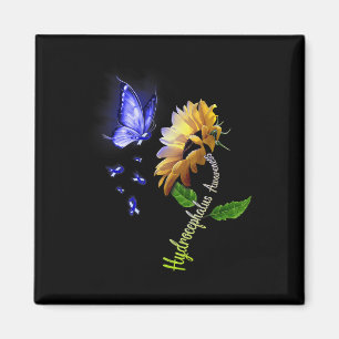 Sunflower Hydrocephalus Awareness 2  Magnet