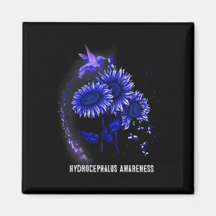 Sunflower Hydrocephalus Awareness  Magnet