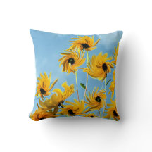 Sunflower Impressions Accent Throw Pillow