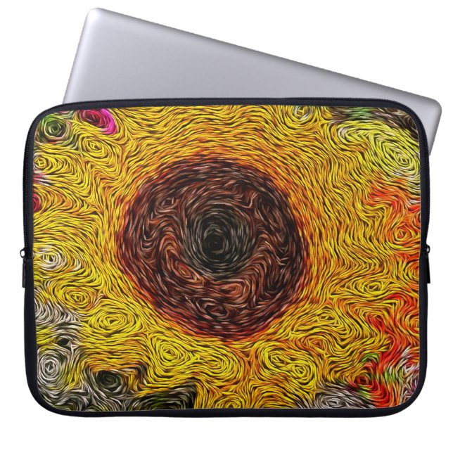 Sunflower Impressions Laptop Sleeve (Front)