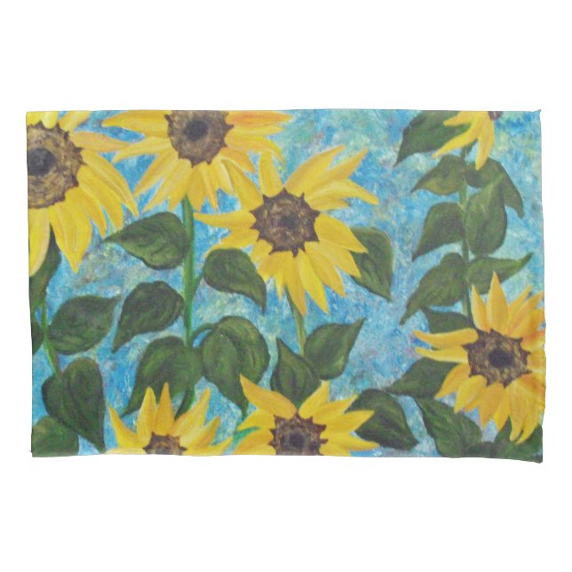 Sunflower Impressions Pillowcase (Front)