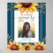 Sunflower In Loving Memory Photo Poster