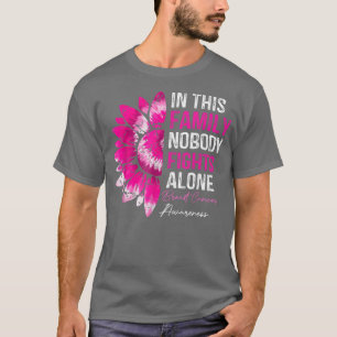 Sunflower In October We Wear Pink Breast Cancer Aw T-Shirt