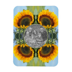 Sunflower In Sunshine Create Your Own Photo Magnet