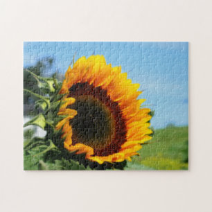 Sunflower In Sunshine Flower Orton Effect Jigsaw Puzzle