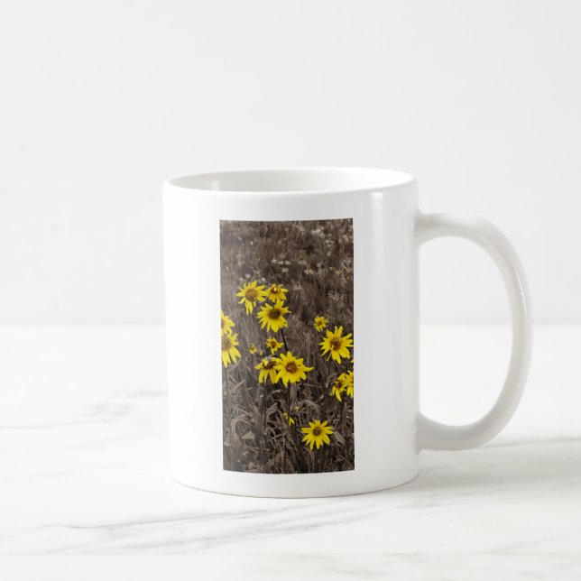 Sunflower in the Rocky Mountain Coffee Mug (Right)