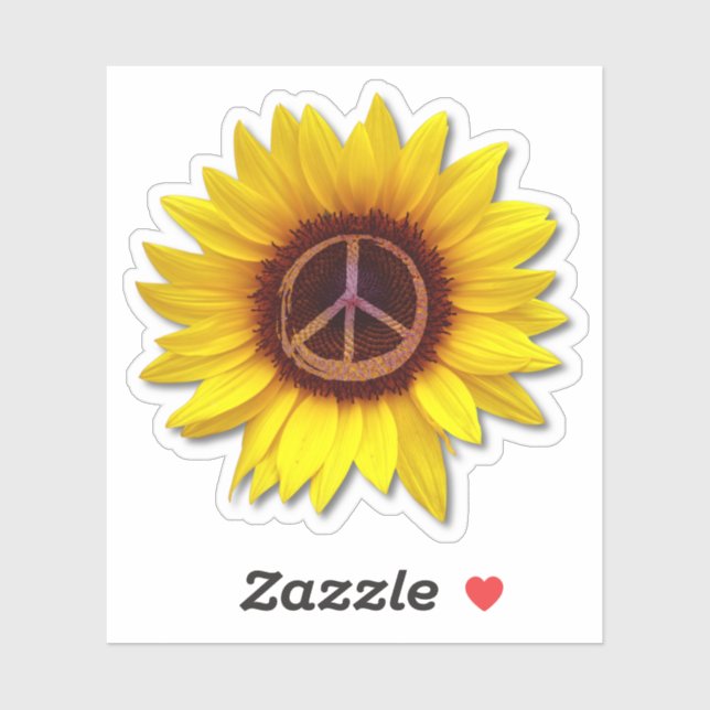Sunflower Inner Peace Symbol Sign Flower Ukraine (Sheet)