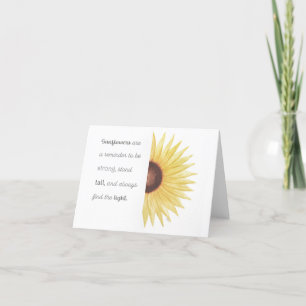 Sunflower Inspiration Thank You Card