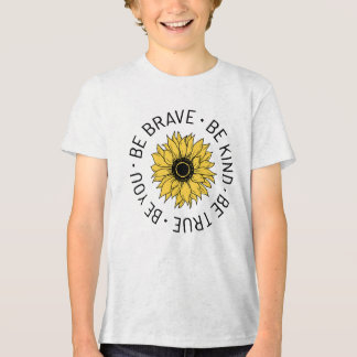 Sunflower Inspirational Quote Tri-Blend Shirt