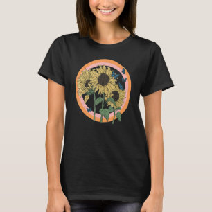 Sunflower Inspirational Vintage Sunflowers Womens T-Shirt