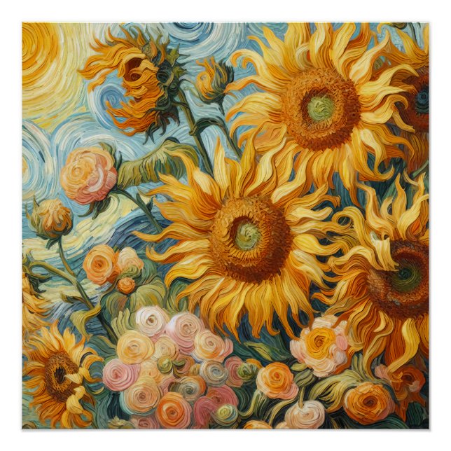 Sunflower Inspirations Poster (Front)