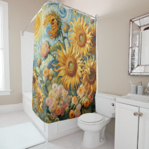 Sunflower Inspirations Shower Curtain