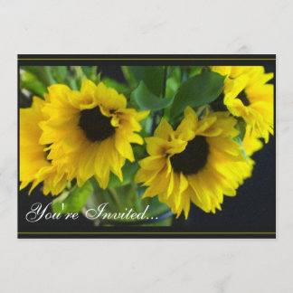 Sunflower Invitation