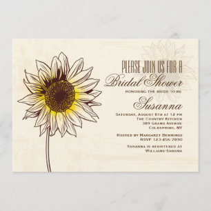 Sunflower Invitations