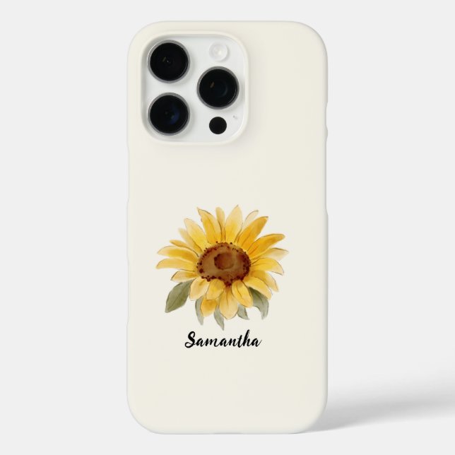 Sunflower iPhone Case (Back)