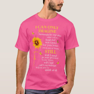 Sunflower Jesus Christian Bible Verse Faith In Chr T-Shirt