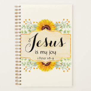 Sunflower Jesus is my Joy Planner