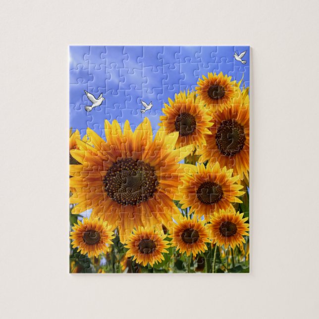 Sunflower Jigsaw Puzzle (Vertical)