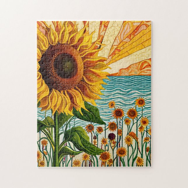 Sunflower Jigsaw Puzzle (Vertical)
