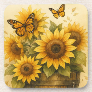 Sunflower Journal Coaster