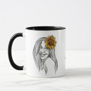 Sunflower Joy for September Birthdays Mug