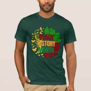 Sunflower juneteenth african black freedom 1865 T-Shirt