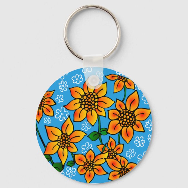 Sunflower Key Ring (Front)