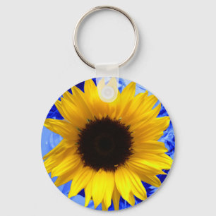 Sunflower Key Ring