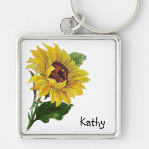 Sunflower Key Ring
