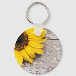 Sunflower Key Ring