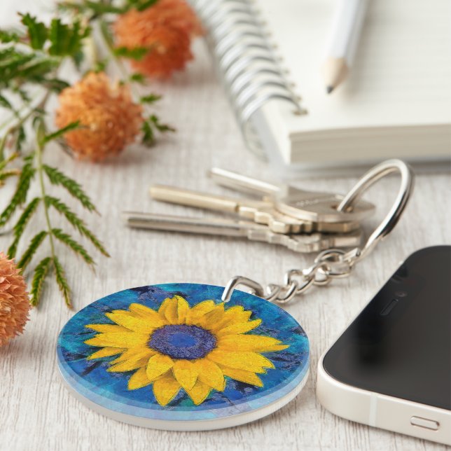Sunflower  key ring (Front Right)
