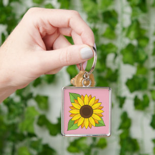 Sunflower Key Ring