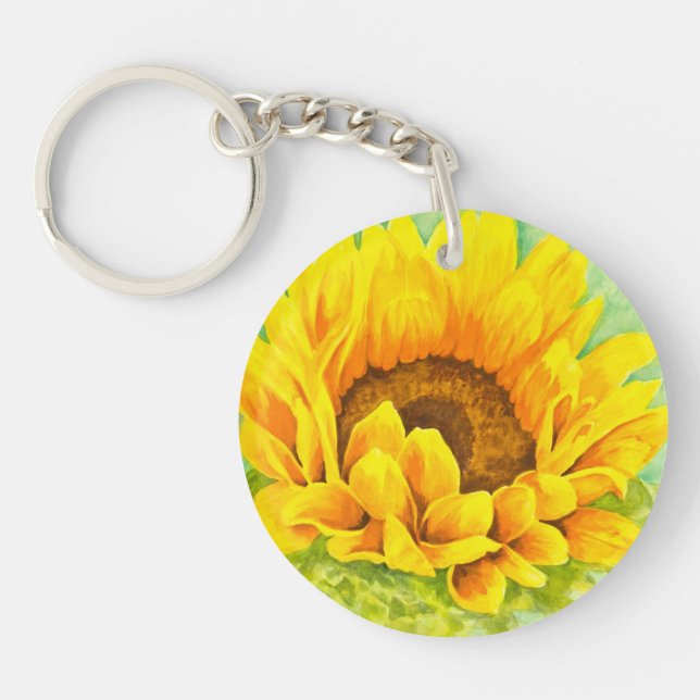 Sunflower Key Ring (Front)