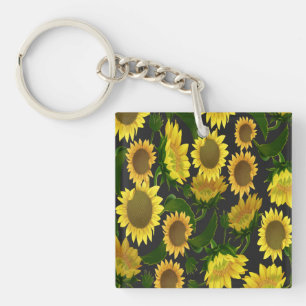 Sunflower Key Ring