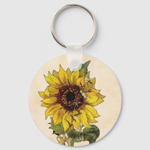 Sunflower Key Ring