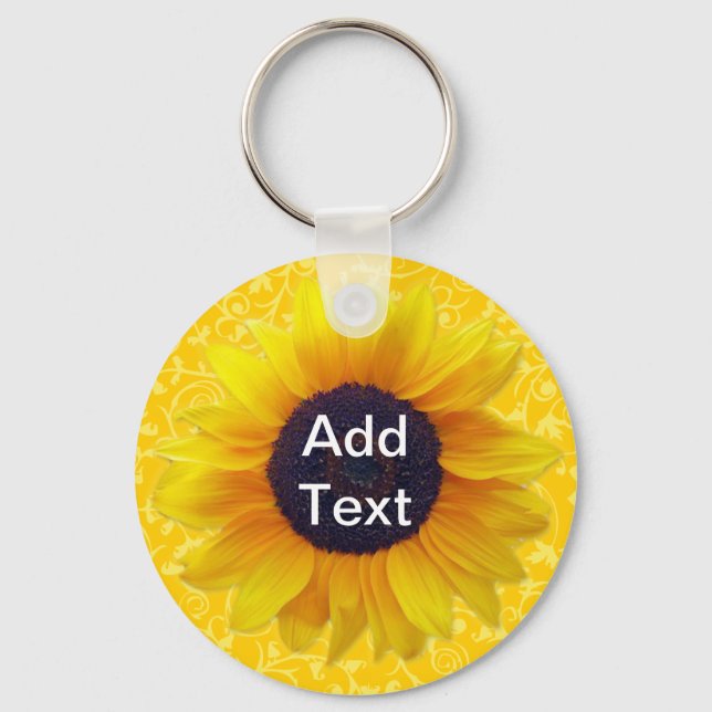 Sunflower Key Ring (Front)