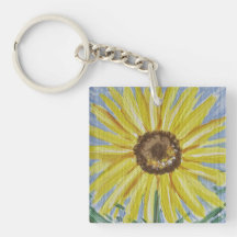 Sunflower Keychain