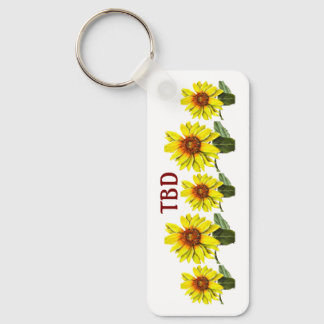 Sunflower Keychain