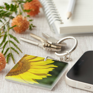 Sunflower Keychain