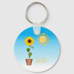 Sunflower Keychain