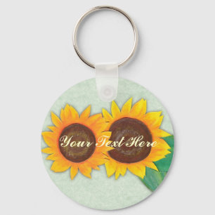 Sunflower Keychain