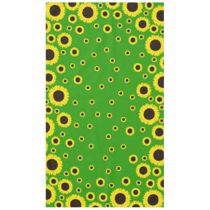 Sunflower Kid's Birthday Party Summer Tablecloth