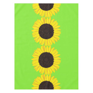 Sunflower Kid's Birthday Party Summer Tablecloth