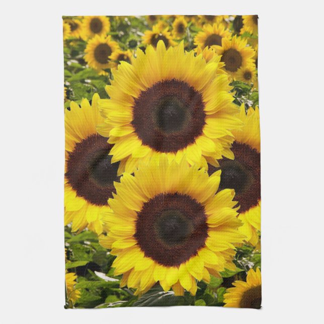 Sunflower Kitchen Towel (Vertical)